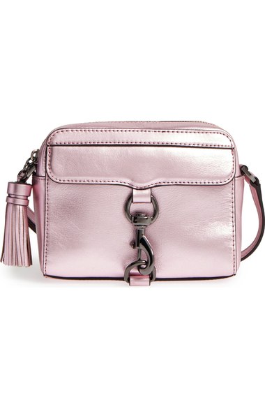 rebecca minkoff metallic pink