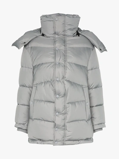 Balenciaga New Swing Quilted Puffer Jacket In Grey | ModeSens