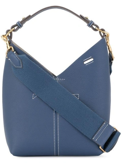 Anya Hindmarch Mini Shoulder Bag In Blue