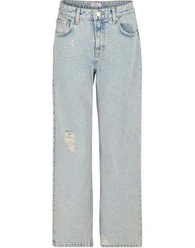 Anine Bing Etta Jeans In Light Blue