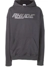 Rhude Rhinestone Logo Hoodie - Black