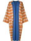 Sofie D'hoore Reversible Cape In Orange