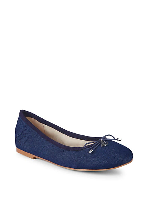 sam edelman navy blue flats