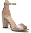 Vince Camuto Corlina Ankle Strap Sandal In Metal Grey