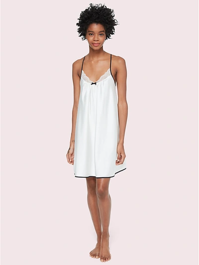 Kate Spade Lace Bridal Chemise In White