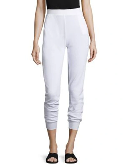 Atm Anthony Thomas Melillo Slim-fit Sweatpants In White