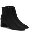 Saint Laurent Loulou 50 Suede Ankle Boots In Black