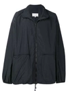 Maison Margiela Oversized Rain Jacket In Black