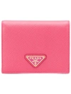 Prada Saffiano Wallet In Pink