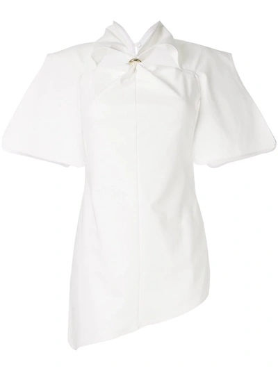 Ellery Own Ego Cinched Neck Top In Ivory
