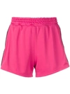 Chiara Ferragni Logomania Shorts In Fuchsia