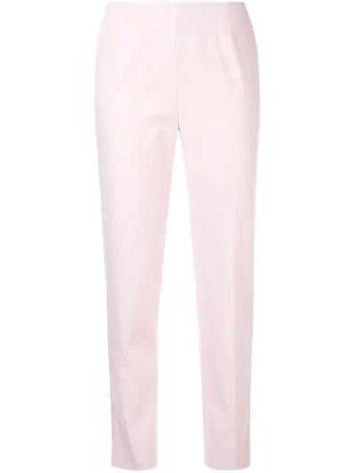 Paule Ka High-waist Fitted Trousers In Pink