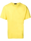 Roberto Collina Crew Neck T In Yellow