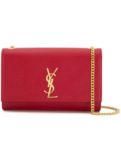 Saint Laurent Kate Medium Shoulder Bag In Red