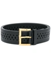 Prada Classic Buckle Belt In Black