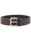 Prada Classic Buckle Belt In Brown