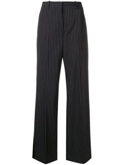 Stella Mccartney Pinstripe Tailored Trousers In Blue