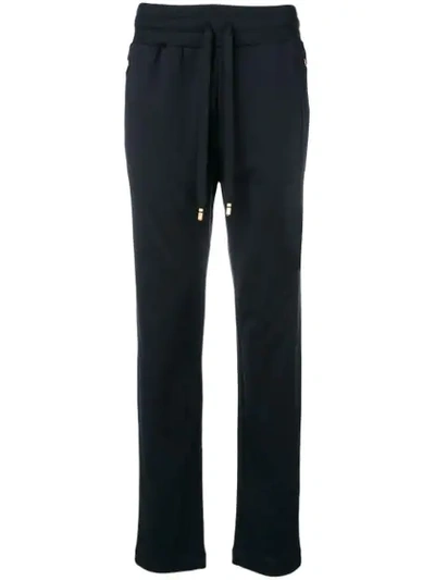 Dolce & Gabbana Tapered Track Pants In Blue