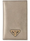 Prada Document Wallet In Gold