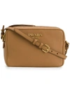 Prada Textured Camera Bag - Neutrals