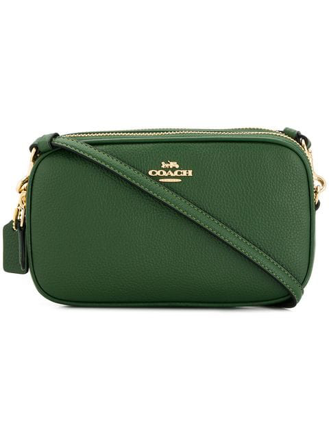 coach green crossbody