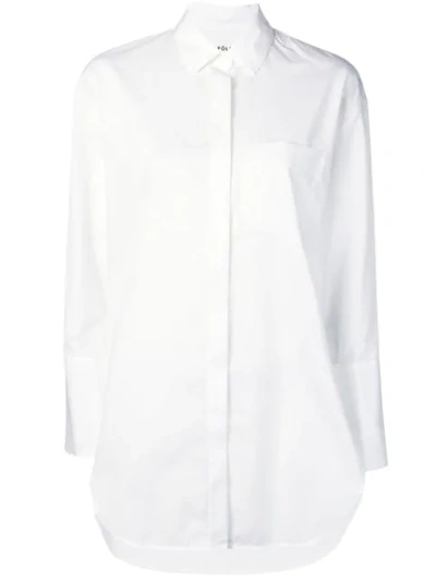Enföld Chest Pocket Shirt In White