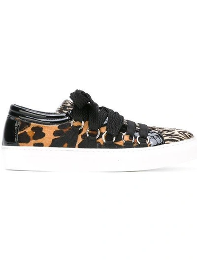 House Of Holland 'smiley' Sneakers - Brown