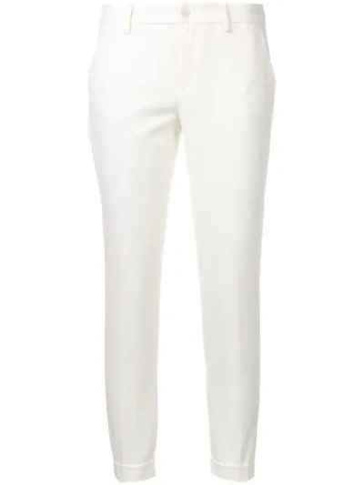 Liu •jo Classic Skinny Trousers In White