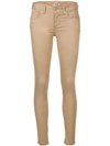 Liu •jo Classic Skinny Trousers In 51114 Travertine