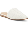 Lucky Brand Bradell Pointy Toe Mule In White Leather