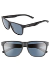 Smith Lowdown Steel 56mm Chromapop™ Polarized Sunglasses In Matte Dark Tortoise/ Brown