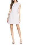 French Connection Sundae Stretch Minidress In Lavender