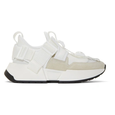 Mm6 Maison Margiela Buckle Sneakers In T1003 White