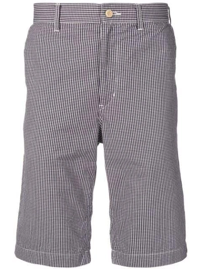 Pre-owned Comme Des Garçons Gingham Shorts In Blue