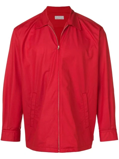 Pre-owned Comme Des Garçons 1993 Zipped Jacket In Red