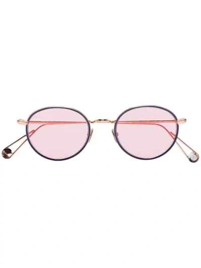 Ahlem 22k Rose Gold-plated Place De L'opéra Sunglasses In Pink