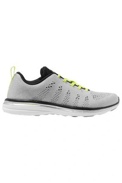 Apl Athletic Propulsion Labs Apl® Athletic Propulsion Labs Woman Stretch-knit Sneakers Light Gray