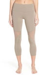 Alo Yoga Coast High Waist Capris In Gravel