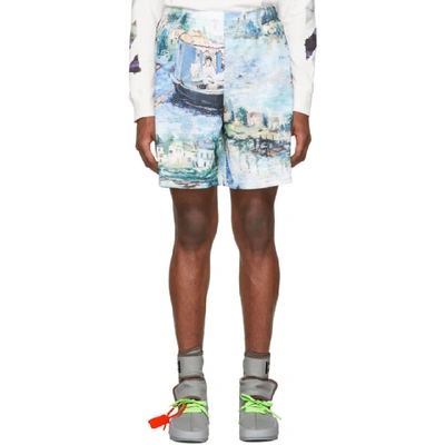 Off-white Printed Shorts In Allover