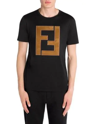 fendi ff logo t shirt