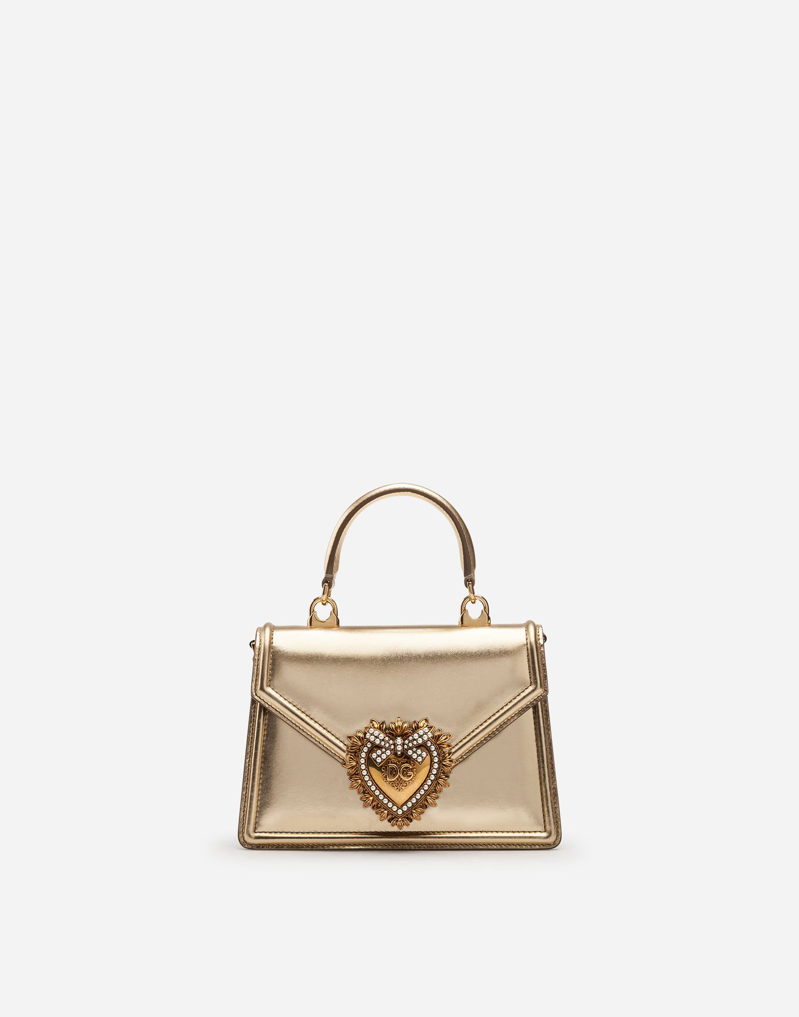 dolce and gabbana gold bag