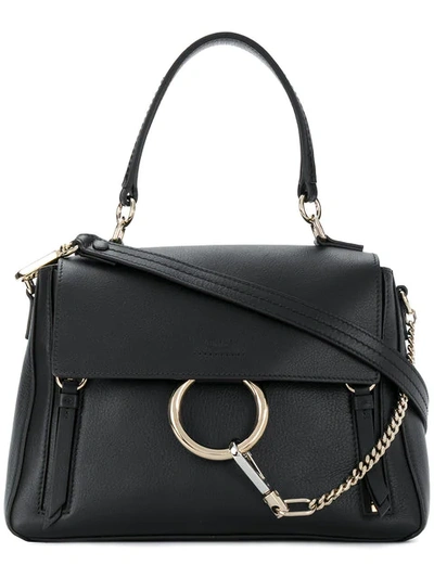 Chloé Faye Shoulder Bag In Black