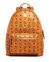 Mcm Stark Gunta Medium Studded Backpack In Cognac