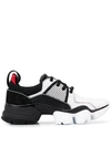 Givenchy Men's Mismatched Jaw Running Sneakers In Black