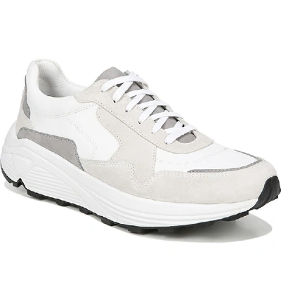 Vince Men's Eastside Leather & Suede Low-top Sneakers In White