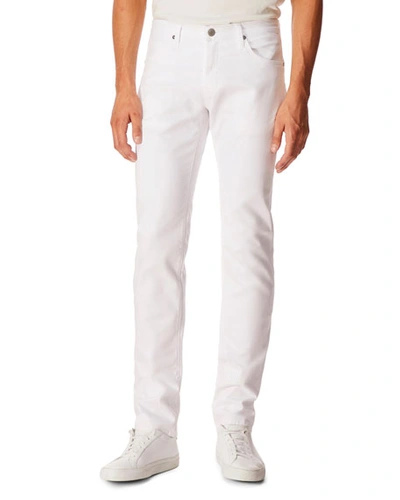 J Brand Men's Tyler Slim-fit Brushed Stretch Twill Pants In White