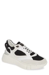 Buscemi Veloce Sneaker In Black/ White