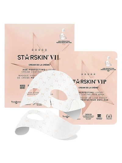 Starskin Vip Cream De La Creme Age-perfecting Luxury Cream Coating Face Mask In White