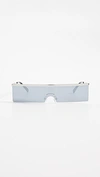 Roberi & Fraud Margaret Sunglasses In Silver