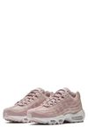 Nike Air Max 95 Premium Sneaker In Plum Chalk/ Barely Rose/ White
